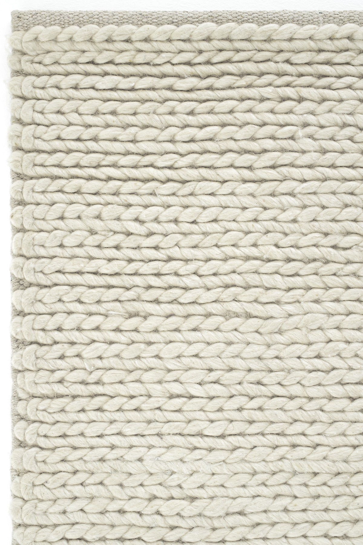 Cool Rug Elegance Cream Wool Rug Natural Living Room Rug Entryway Hallway Rug Runner Hand-Woven Rug Knitted Handmade Rug