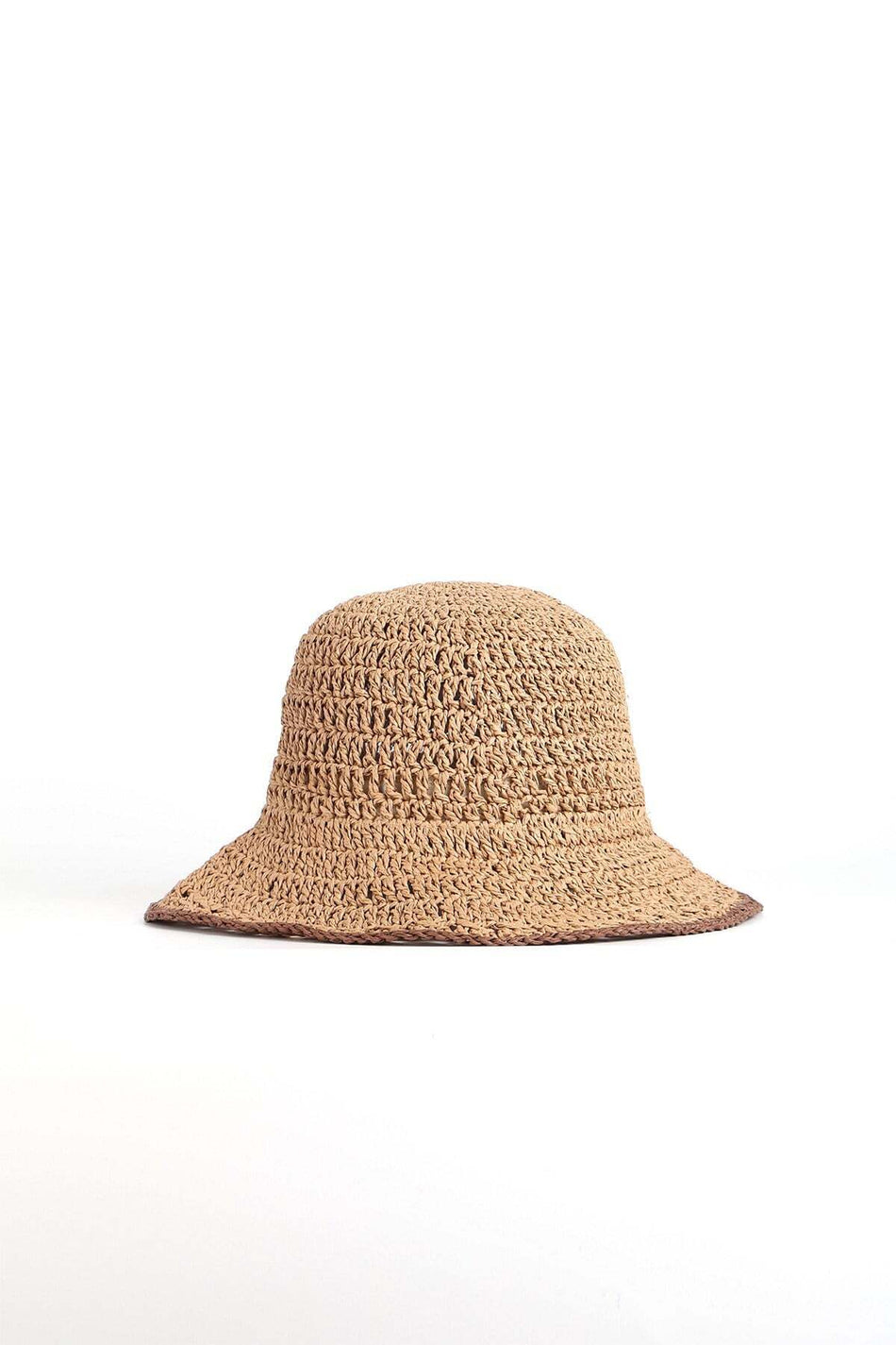 Hasema Earth Tone Knitted Beach Hat 19029