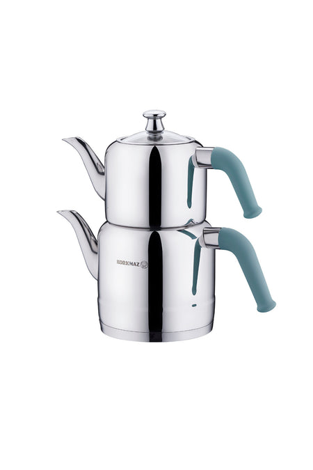 KORKMAZ Riva Turquoise Teapot Set 1.9 lt A189-03 - MALLTURK