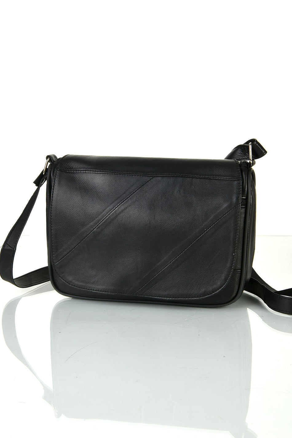 Fubileather Genuine Leather Messenger Shoulder Bag 26x17x7cm