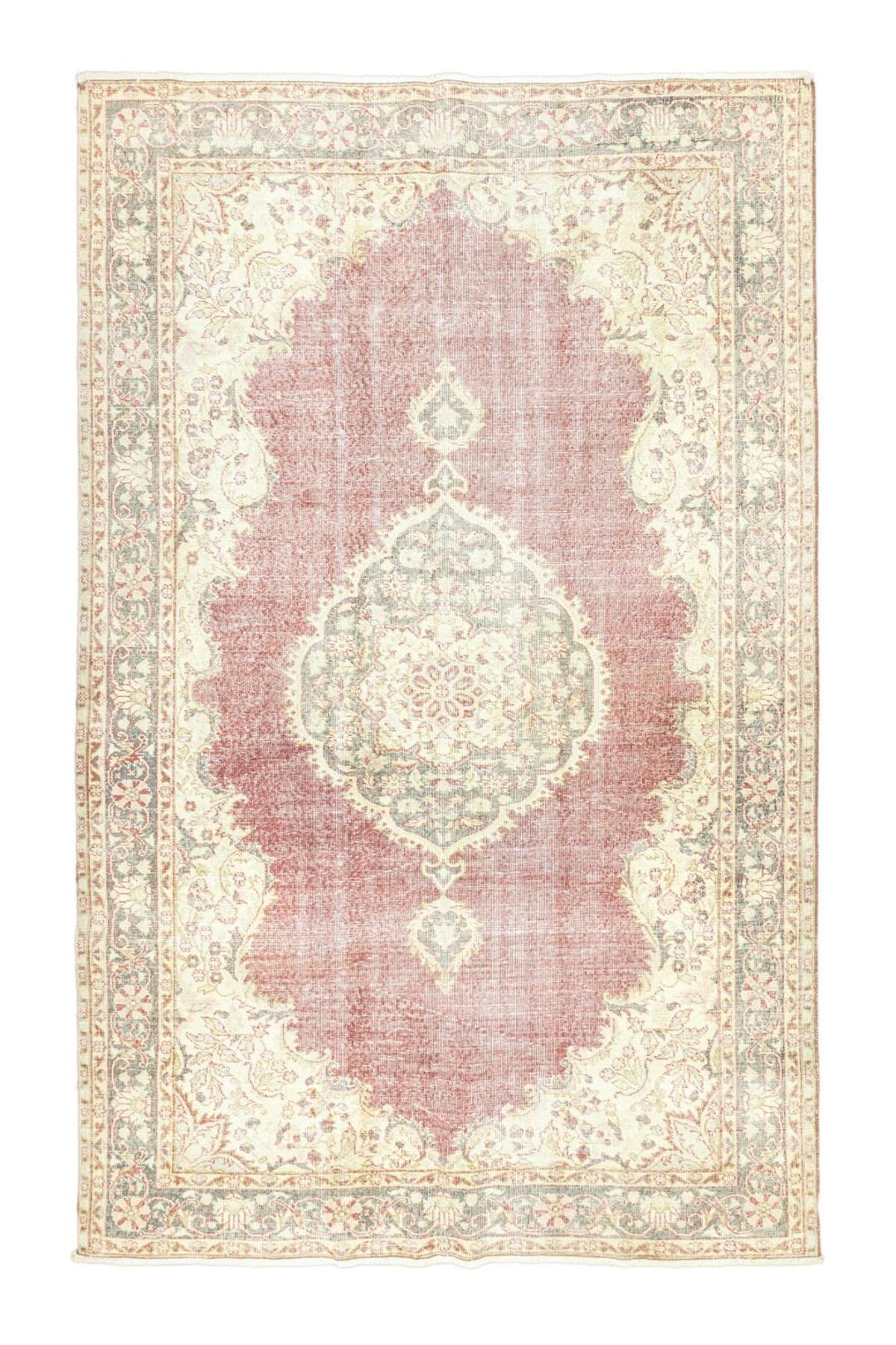Soho Antiq Yunt Vintage Hand-Woven Rug 202x296 cm - MALLTURK