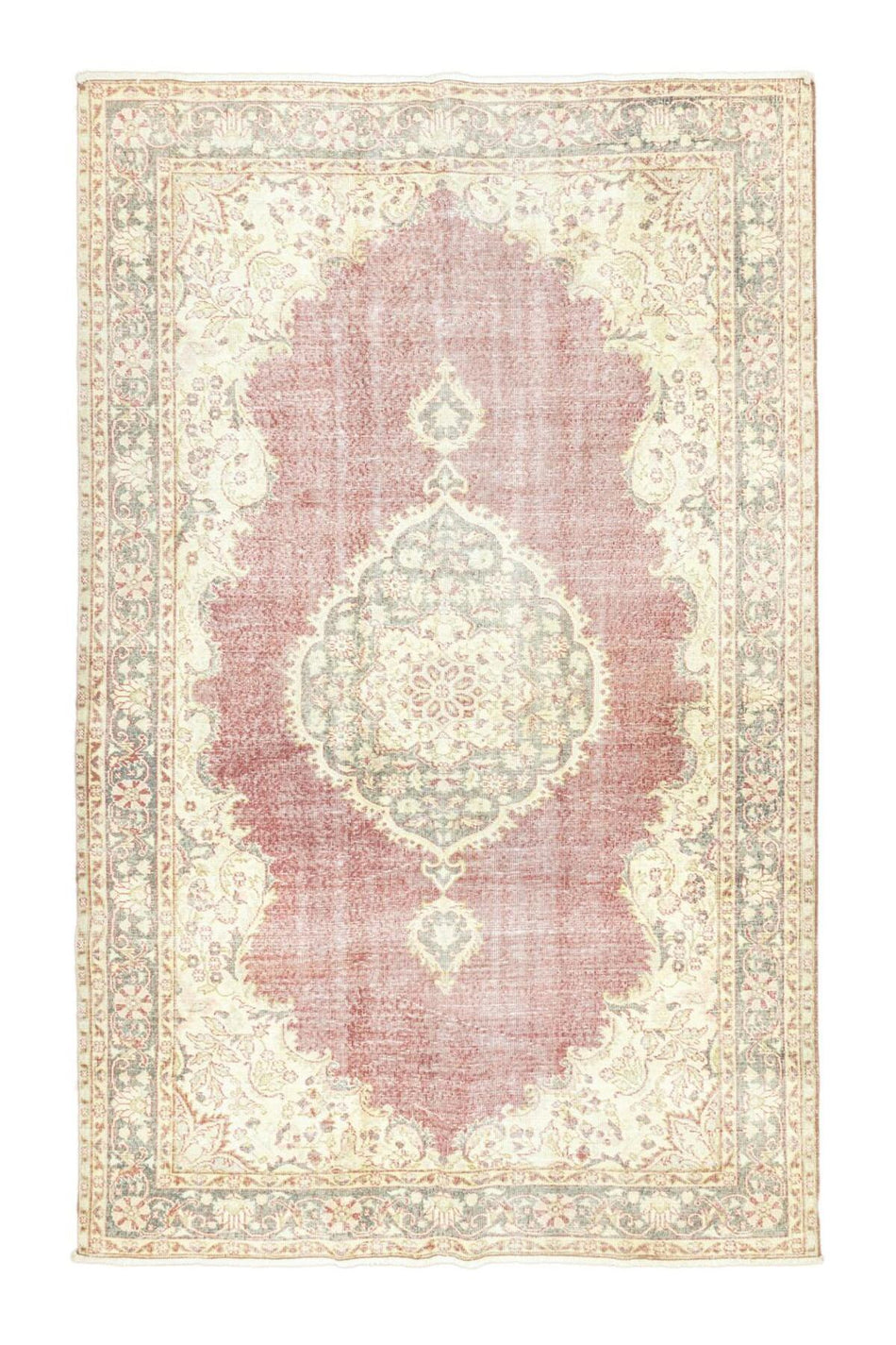 Soho Antiq Yunt Vintage Hand-Woven Rug 202x296 cm - MALLTURK