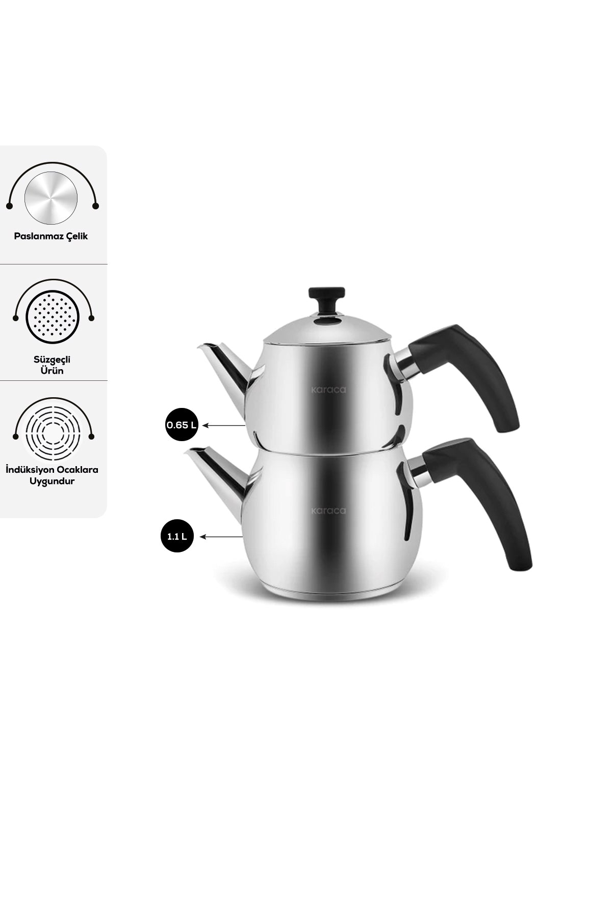 Karaca Alim induction Base Mini Teapot - MALLTURK