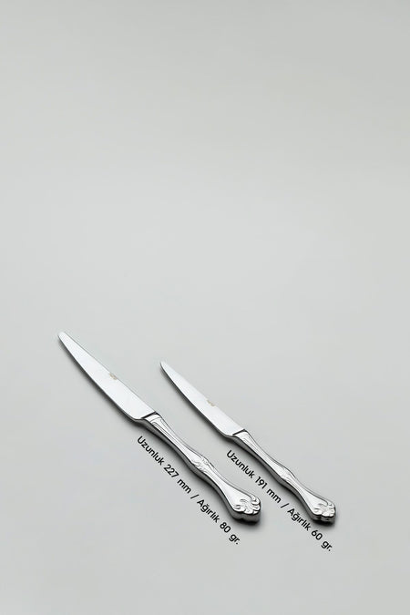 Nehir lalezar Satin 12 Place Setting 84 Piece deri Boxed Flatware Set - MALLTURK