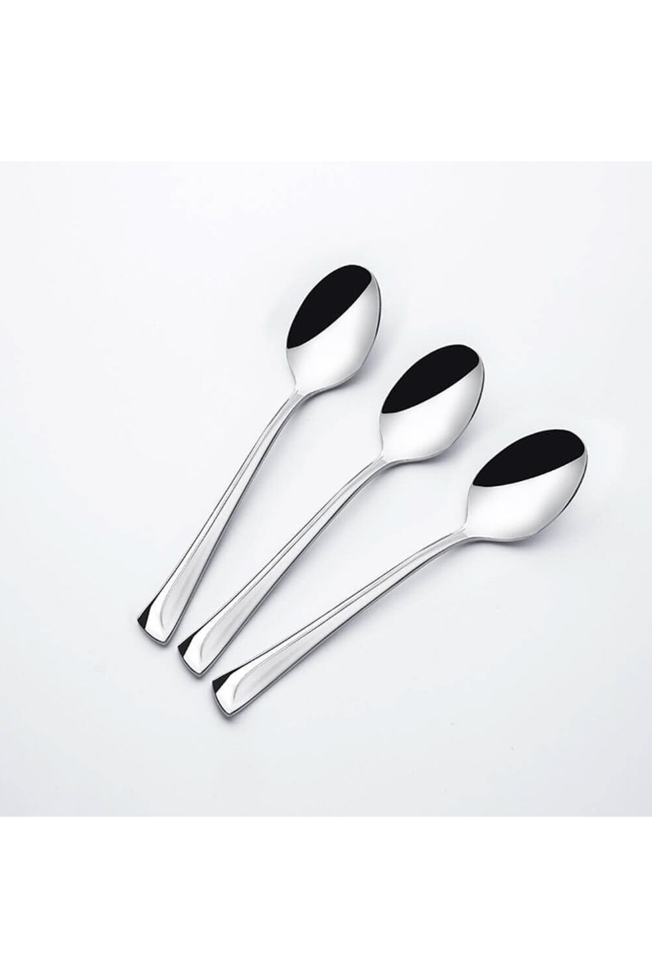 Nehir maksi 12 Piece Satin yemek Spoon 1 duzine Satin Steel yemek Spoon 18 10 304 1 kalite - MALLTURK