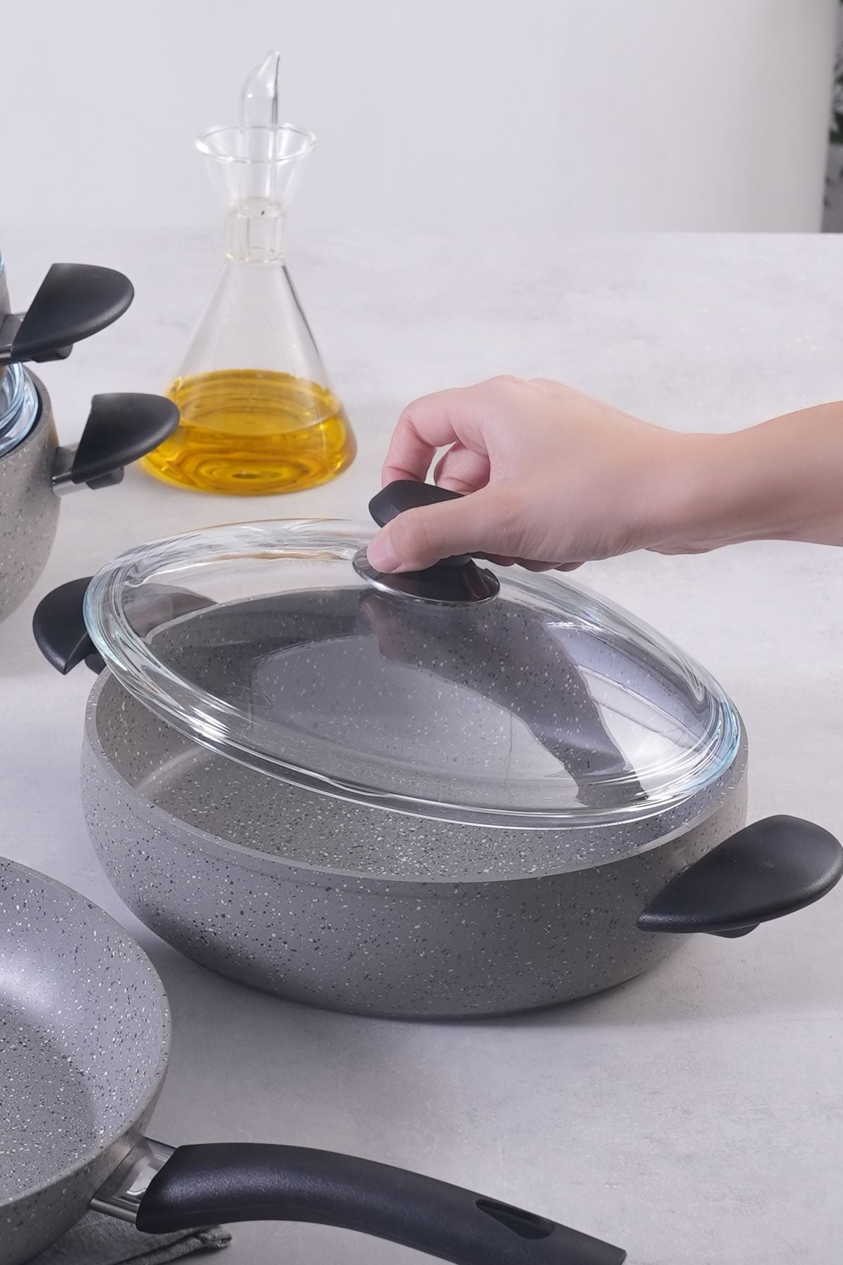 Karaca Biogranit Avanos 7 Piece Cookware Set - MALLTURK
