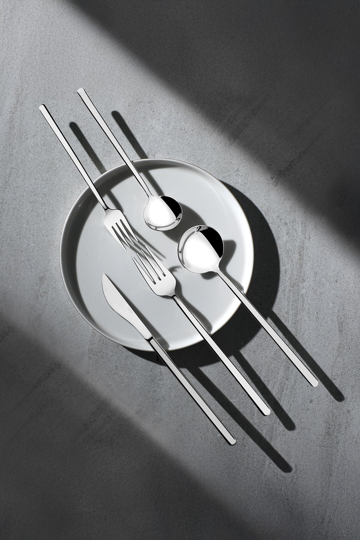 Nehir sofia Plain 6 Place Setting 36 Piece Boxed Flatware Set - MALLTURK