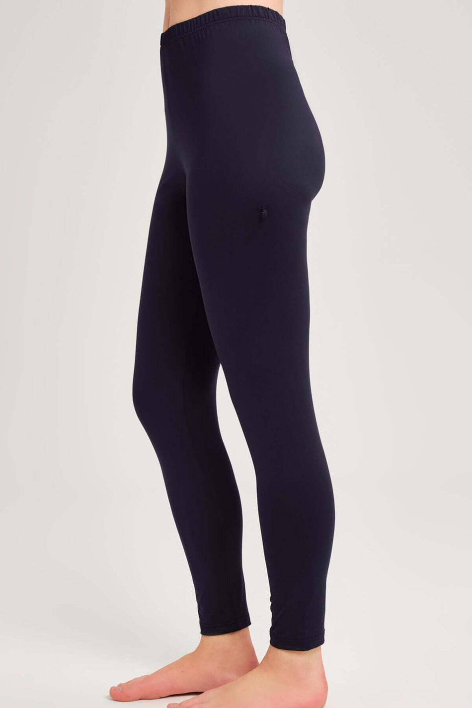 Hasema Navy Blue Slim-Fit Long Swimming Tights 2186