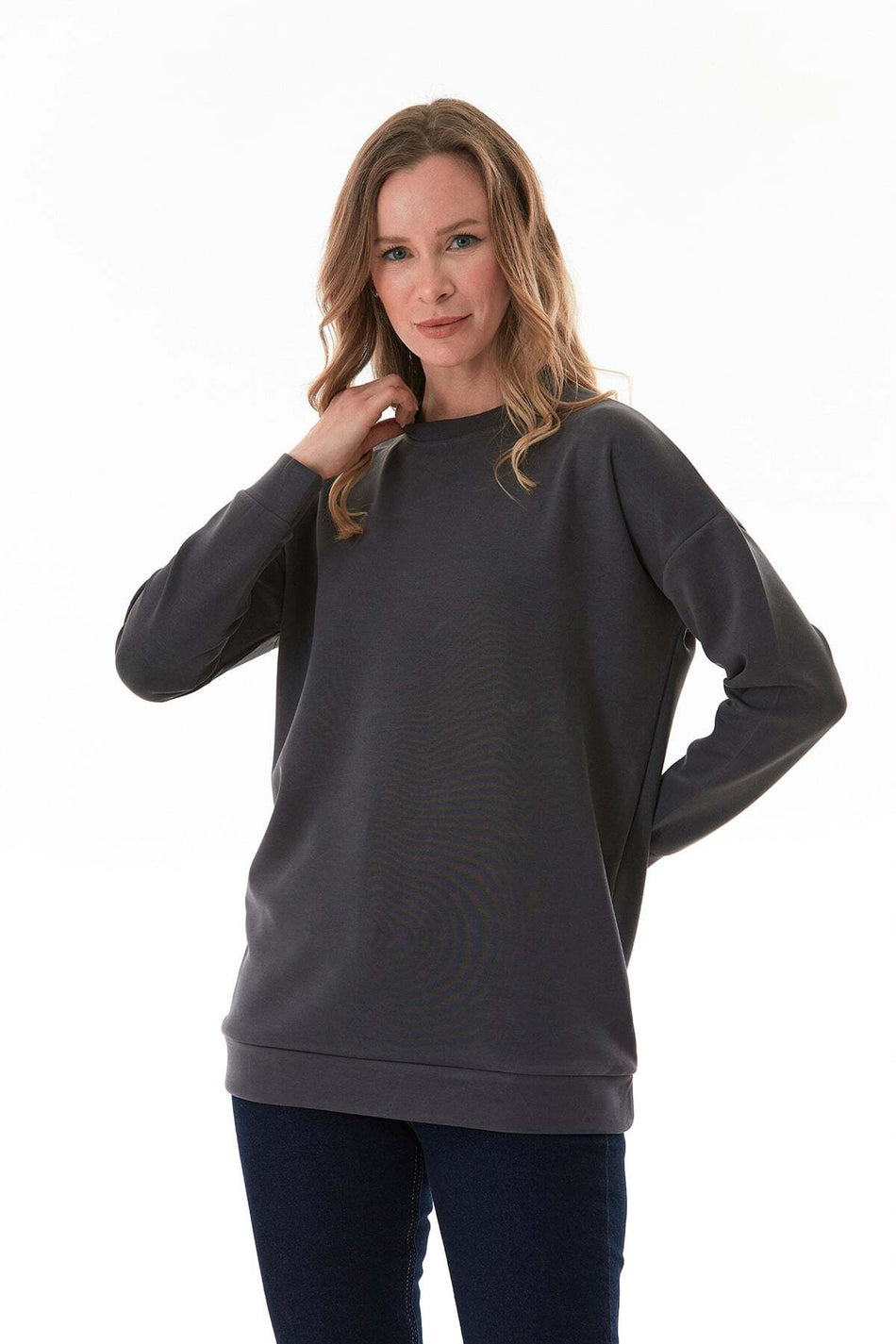 Basic Crew Neck Modal Tunic
