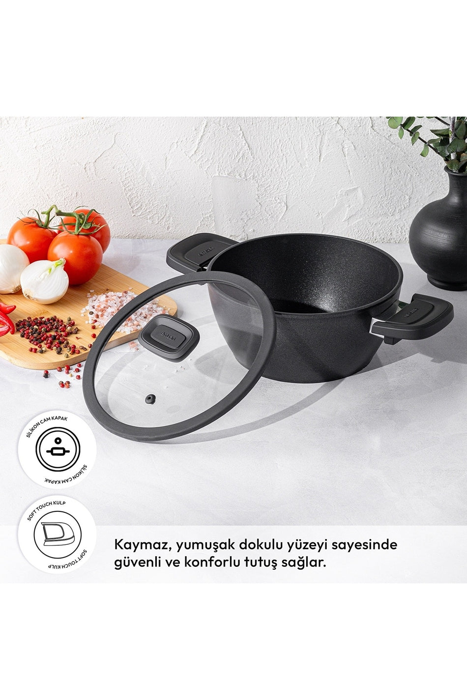 Emsan Diamente Stock Pot - MALLTURK