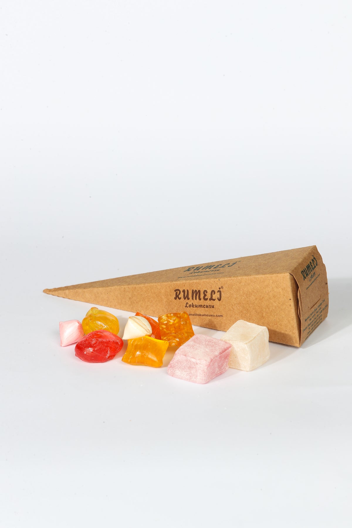 Rumeli lokumcusu 100 Pieces kulah mevlut sekeri Turkish Delight 80gr - MALLTURK