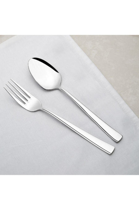 Nehir deniz Plain 60 Piece buyuk aile takimi Fork Spoon - MALLTURK
