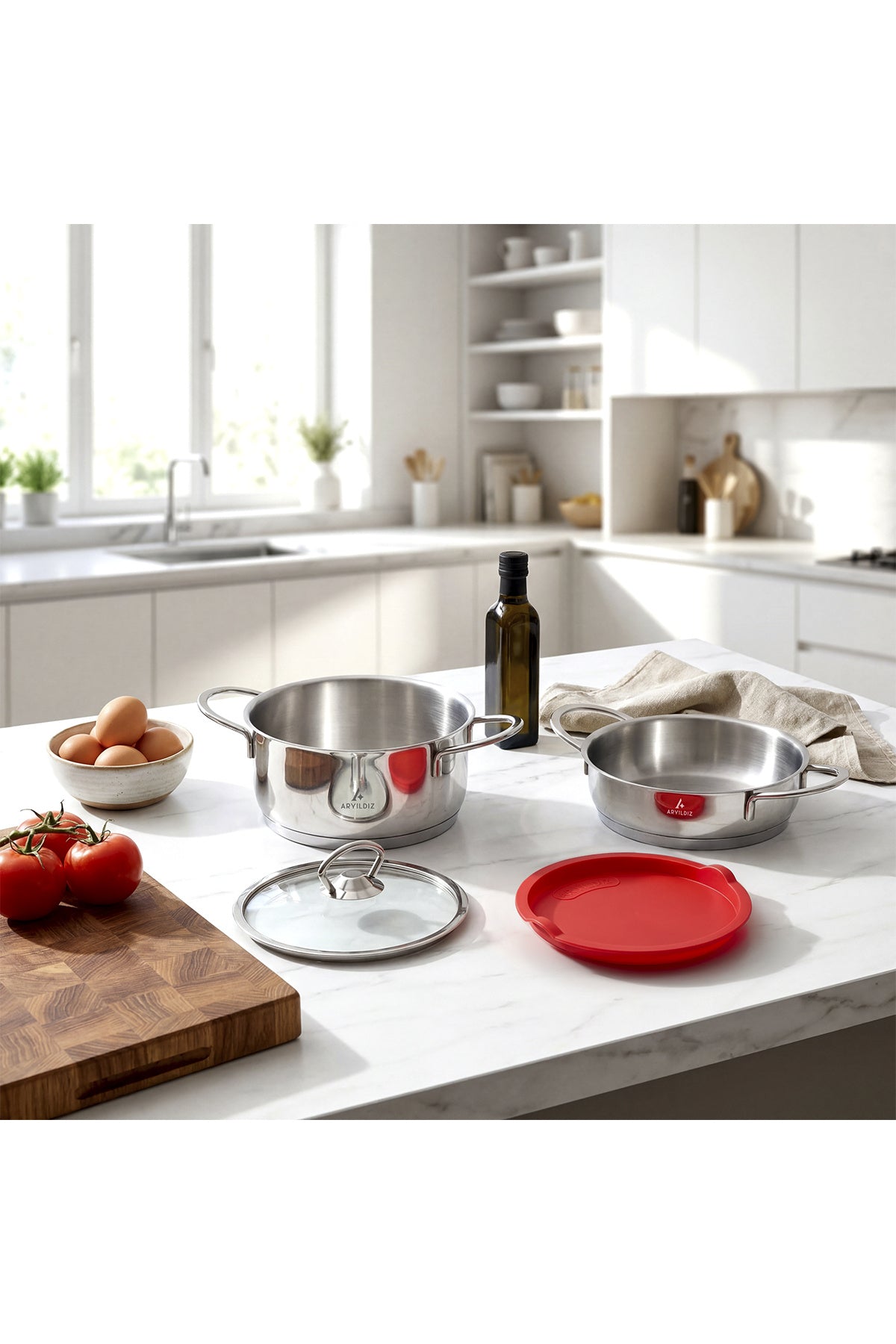 Aryildiz Pisir Sakla Set 4 Piece 16 cm