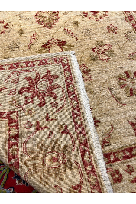 RD RAMAZAN DAG HAND-WOVEN CARPET ART Hand-woven Afghan Usagi Ziegler Carpet 195x125 - MALLTURK