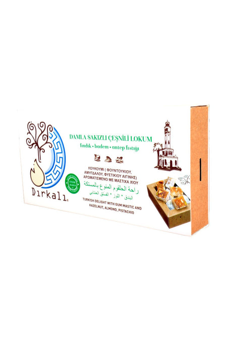 DIRKALI cesnili Mastic Flavored Turkish Delight 250 g - MALLTURK