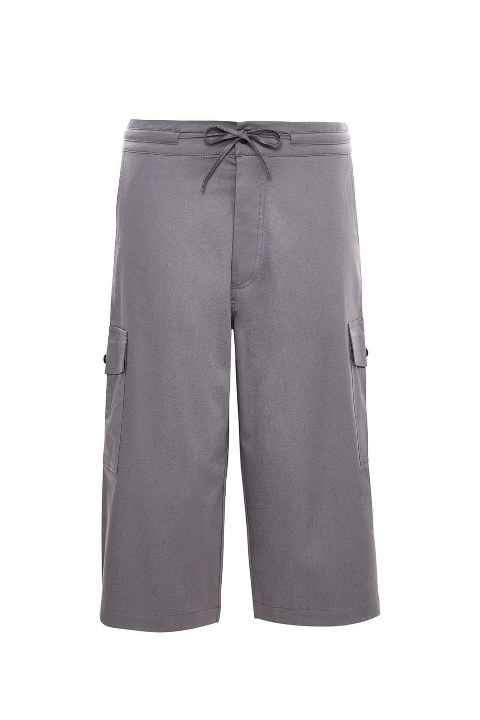 Hasema Cargo Pocket Grey Men's Capri Pants 5073