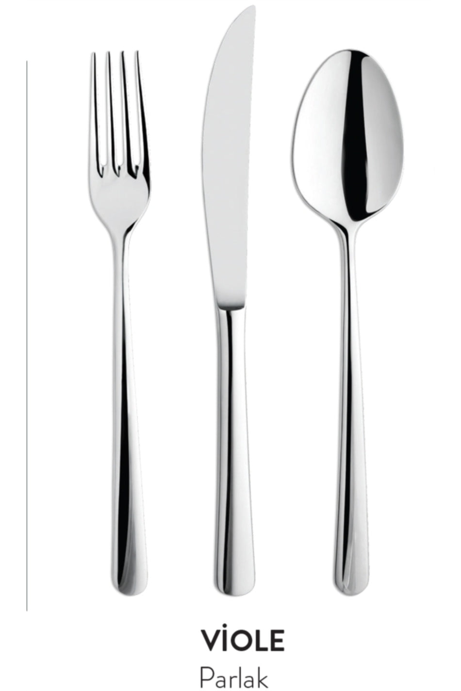 Aryildiz viole 89 Piece 12 Place Setting Flatware Set - MALLTURK