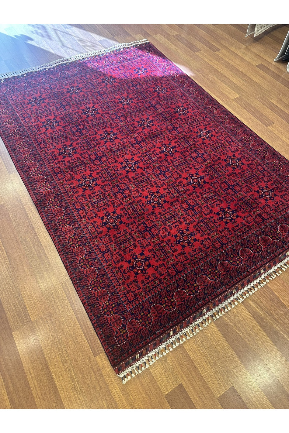 Vog Hali Afghan Bilcik Carpet – Original Handwoven Collectible Luxury Living Room Carpet from Iran - MALLTURK