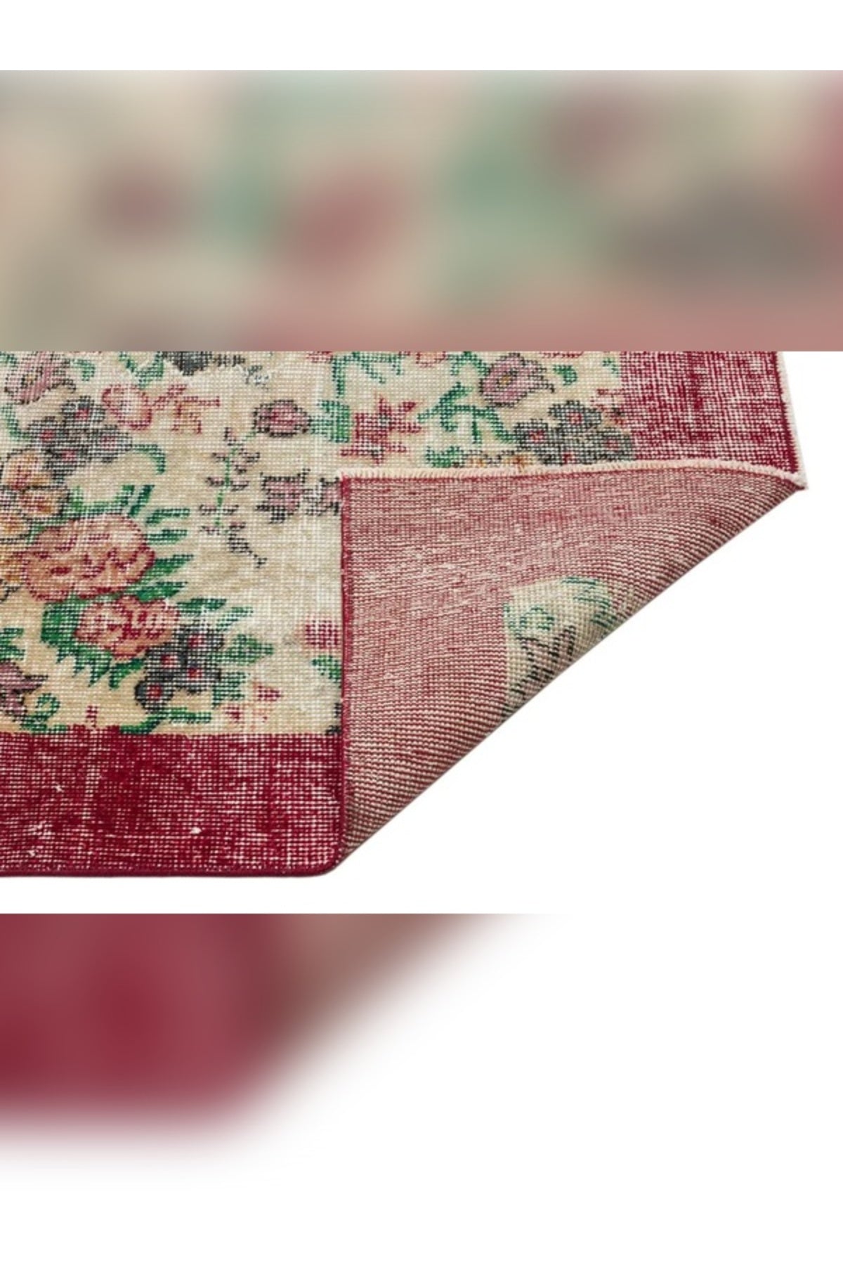 Apex Rug Distressed Vintage Natural Hand-Woven 34712 166 x 278 cm - MALLTURK