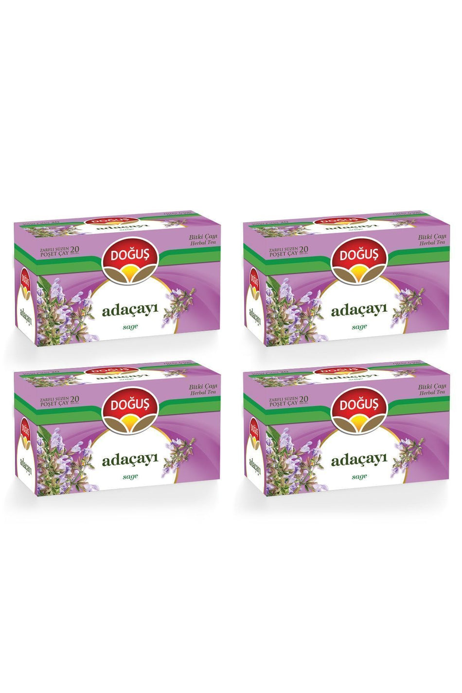 Teh Sage Dogus, 20 Kantong Teh x 4 Bungkus
