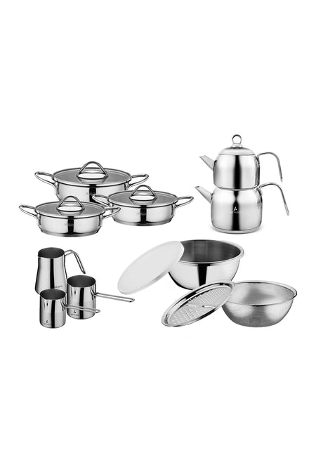Aryildiz Mix 17 Piece Kitchen Set
