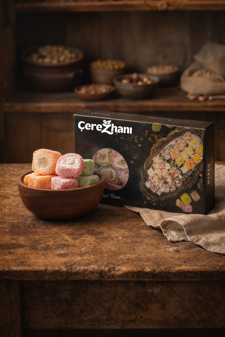 Cerezhani Sultan Style Fruit Flavored Turkish Delight 500 g - MALLTURK