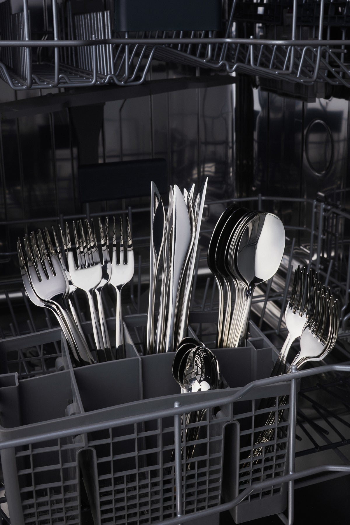 Karaca sintra 40 Piece 8 Place Setting Flatware Set platin - MALLTURK