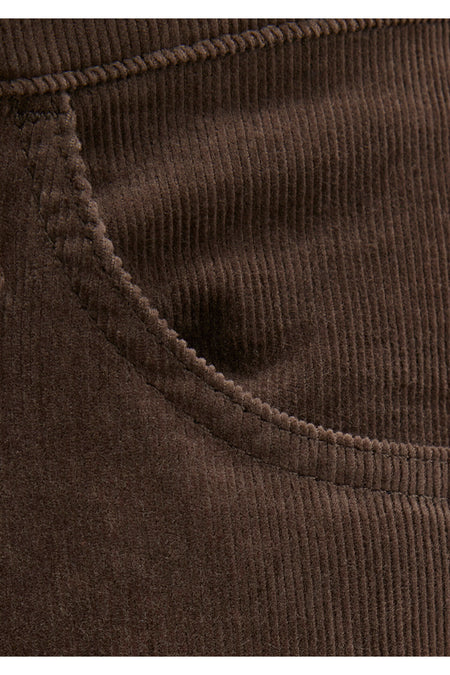 Mavi Marcus Brown Velvet Trousers 0035135666 - MALLTURK