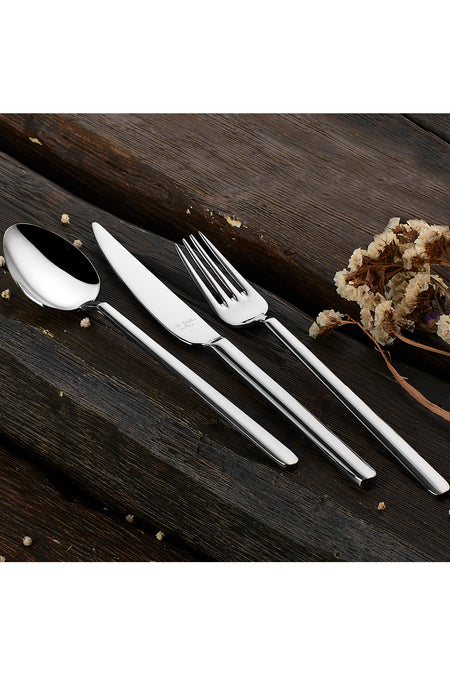 Aryildiz style prestige 84 Piece 12 Place Setting Flatware Set - MALLTURK