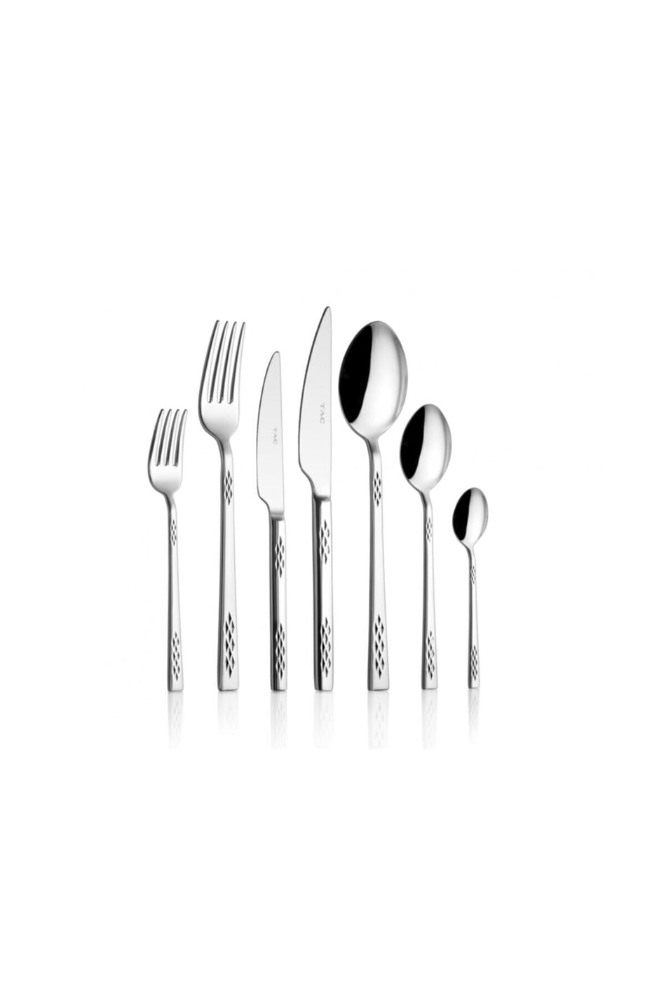 Tac ravello flores 84 Piece Flatware Set - MALLTURK