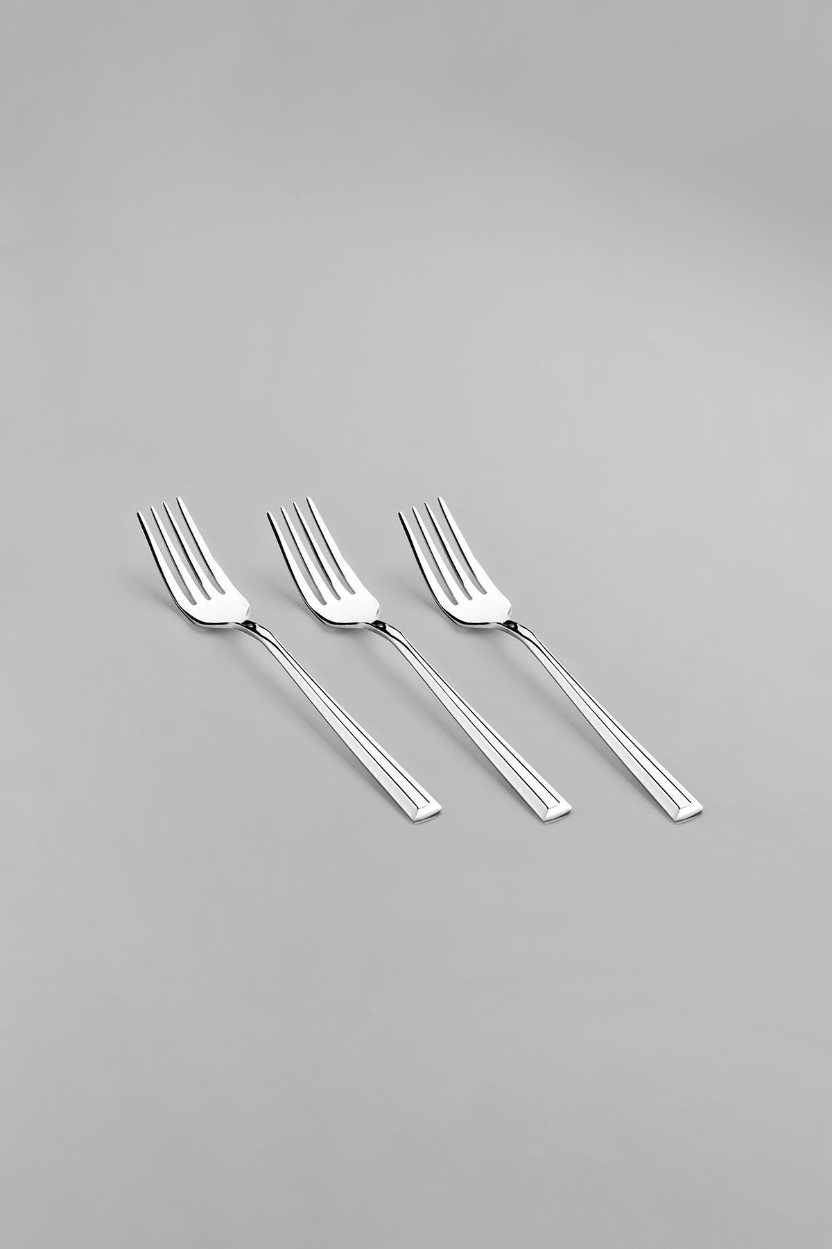 Nehir milano Plain 6 Place Setting 30 Piece Boxed Fork Spoon Set - MALLTURK