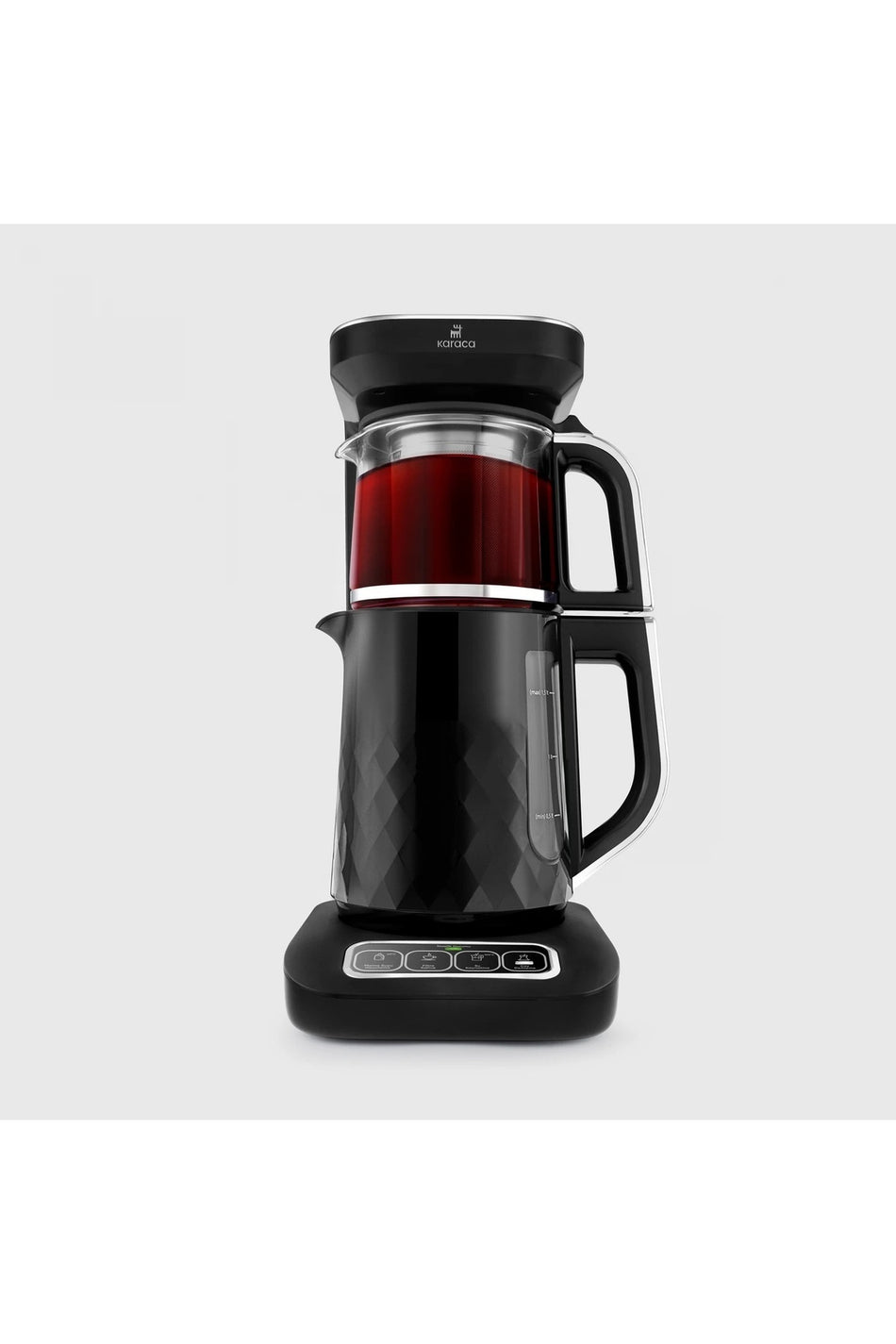 Karaca Pro Quartz 4-in-1 Automatic Tea Maker, Talking Water Kettle and Filter Coffee Machine 2500W - MALLTURK