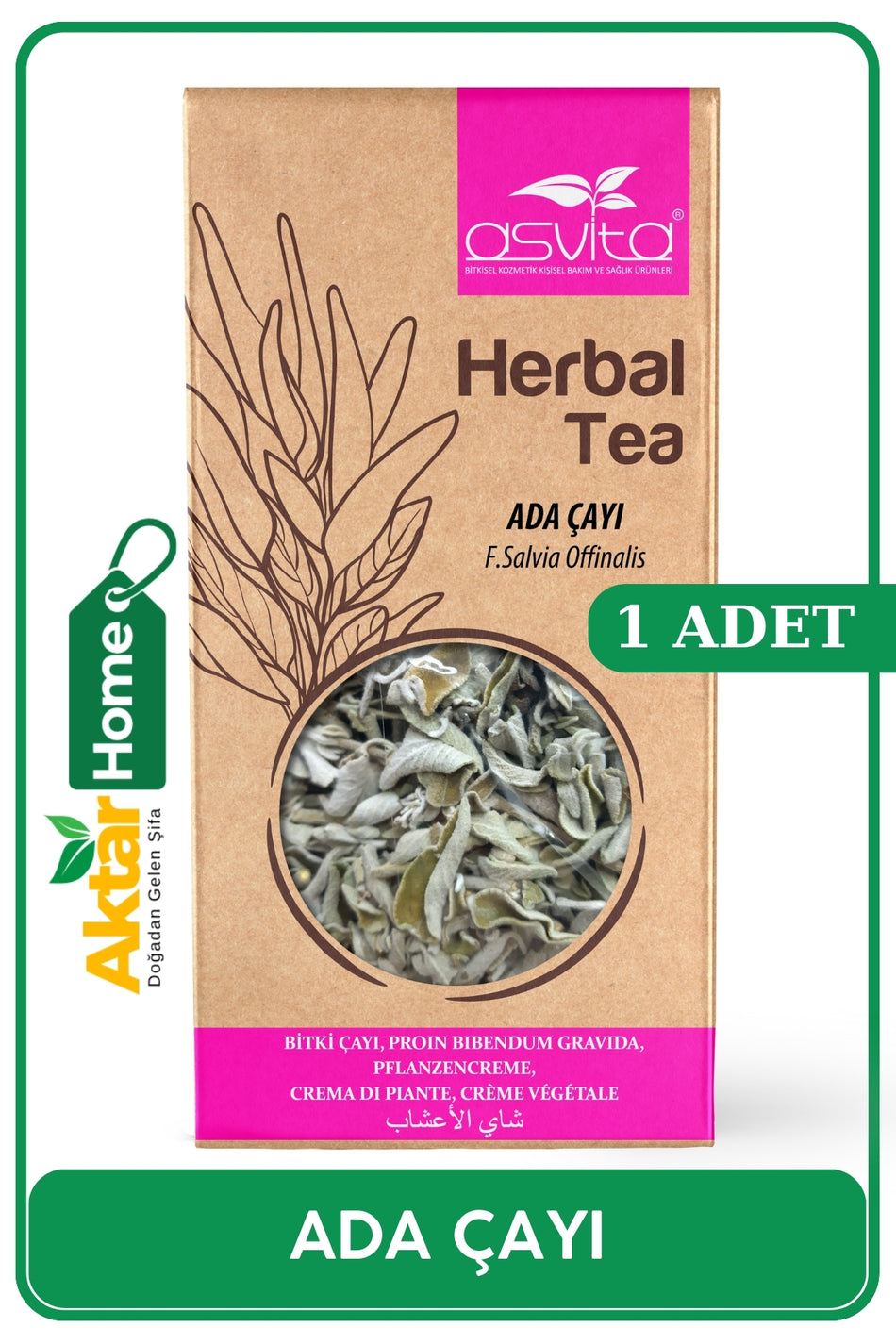 ASVITA ASVITA Sage Tea 50 gr