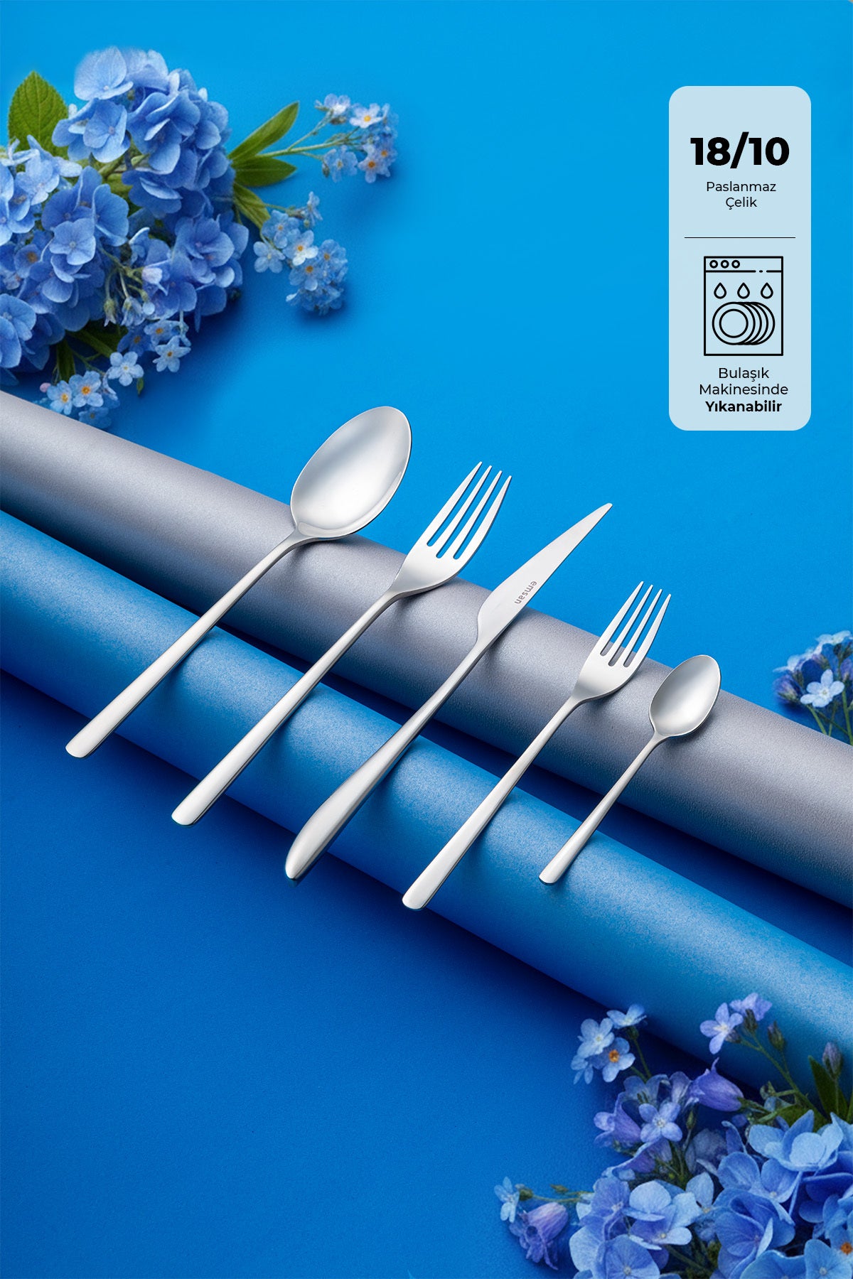 Emsan bello 30 Piece 6 Place Setting Flatware Set - MALLTURK