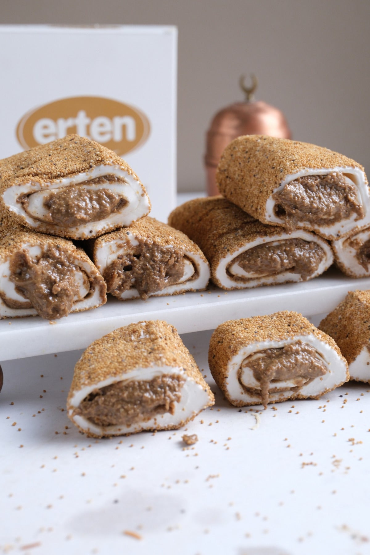 Erten sekerleme hashasli Turkish Delight 500 g - MALLTURK