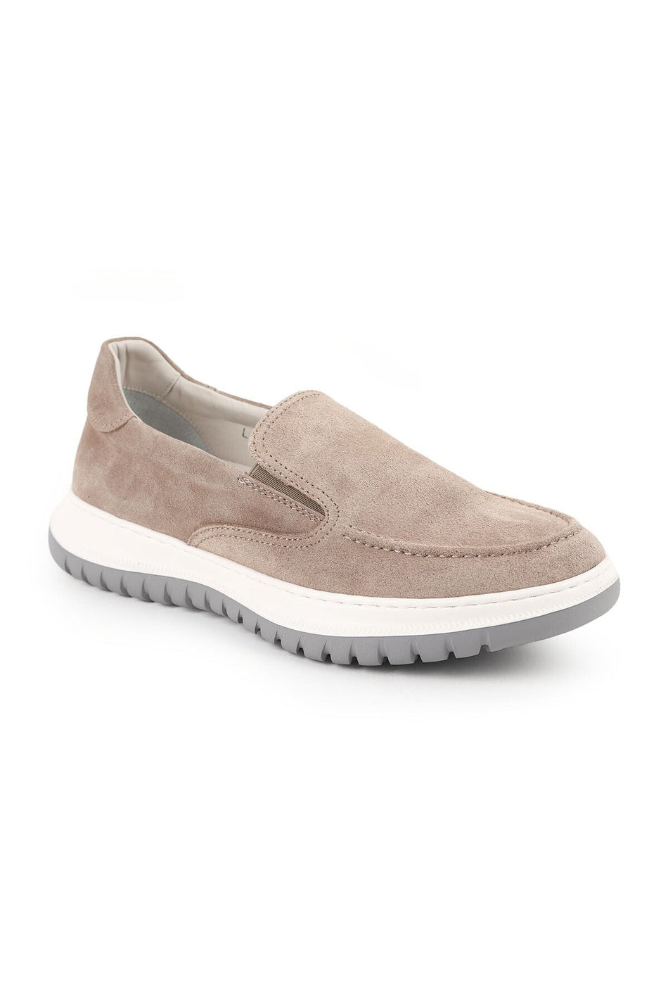 Sapatilhas de camurça femininas sem atacadores, com sola leve em EVA, calçado casual para caminhadas LZ5907