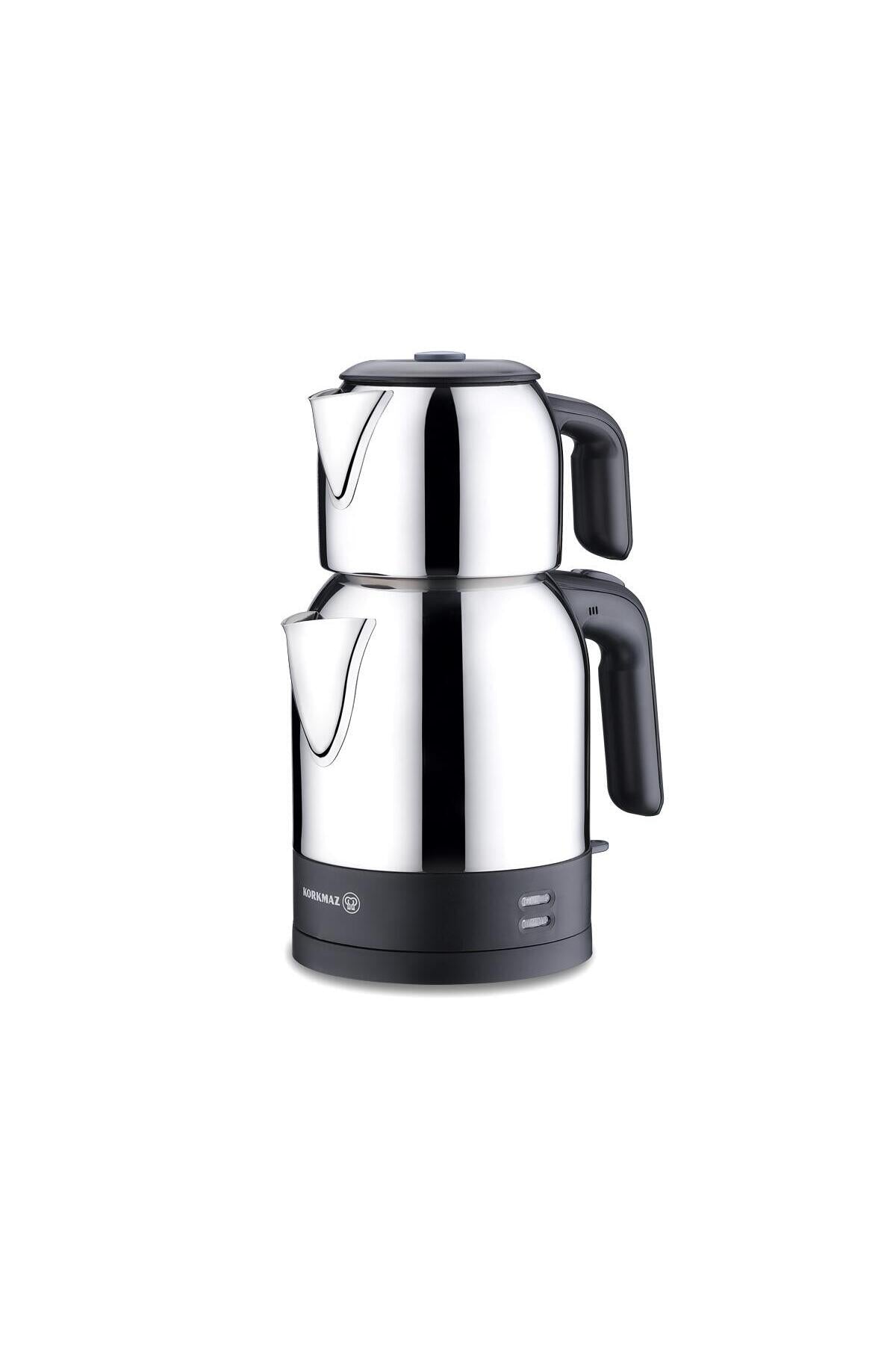 KORKMAZ Demkolik Electric Kettle inox Black-Gray 1.8 lt A359-08 - MALLTURK