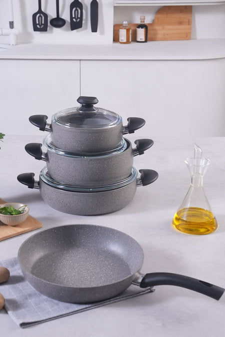 Karaca Biogranit Avanos 7 Piece Cookware Set - MALLTURK