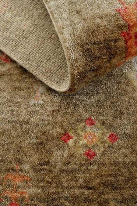 Cool Hali Galata 08 Khaki Carpet Authentic Living Room Carpet Bohemian Scandinavian Carpet Bamboo Carpet Handwoven Hallway Carpet - MALLTURK