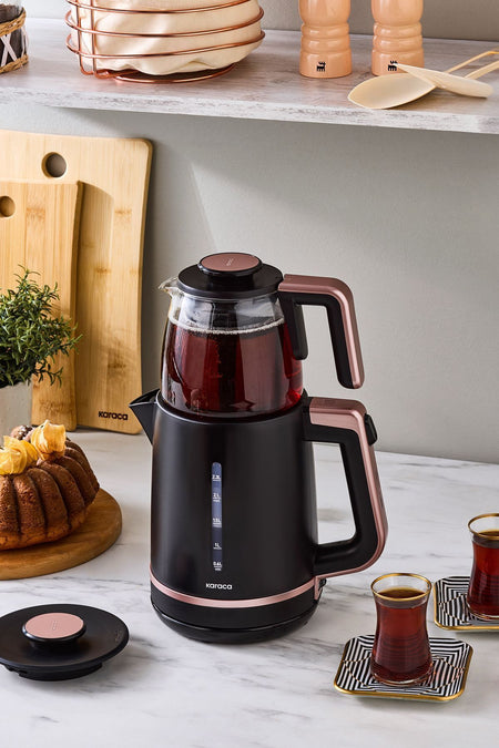 Karaca Tea Grande XL Tea Maker Rosegold - MALLTURK
