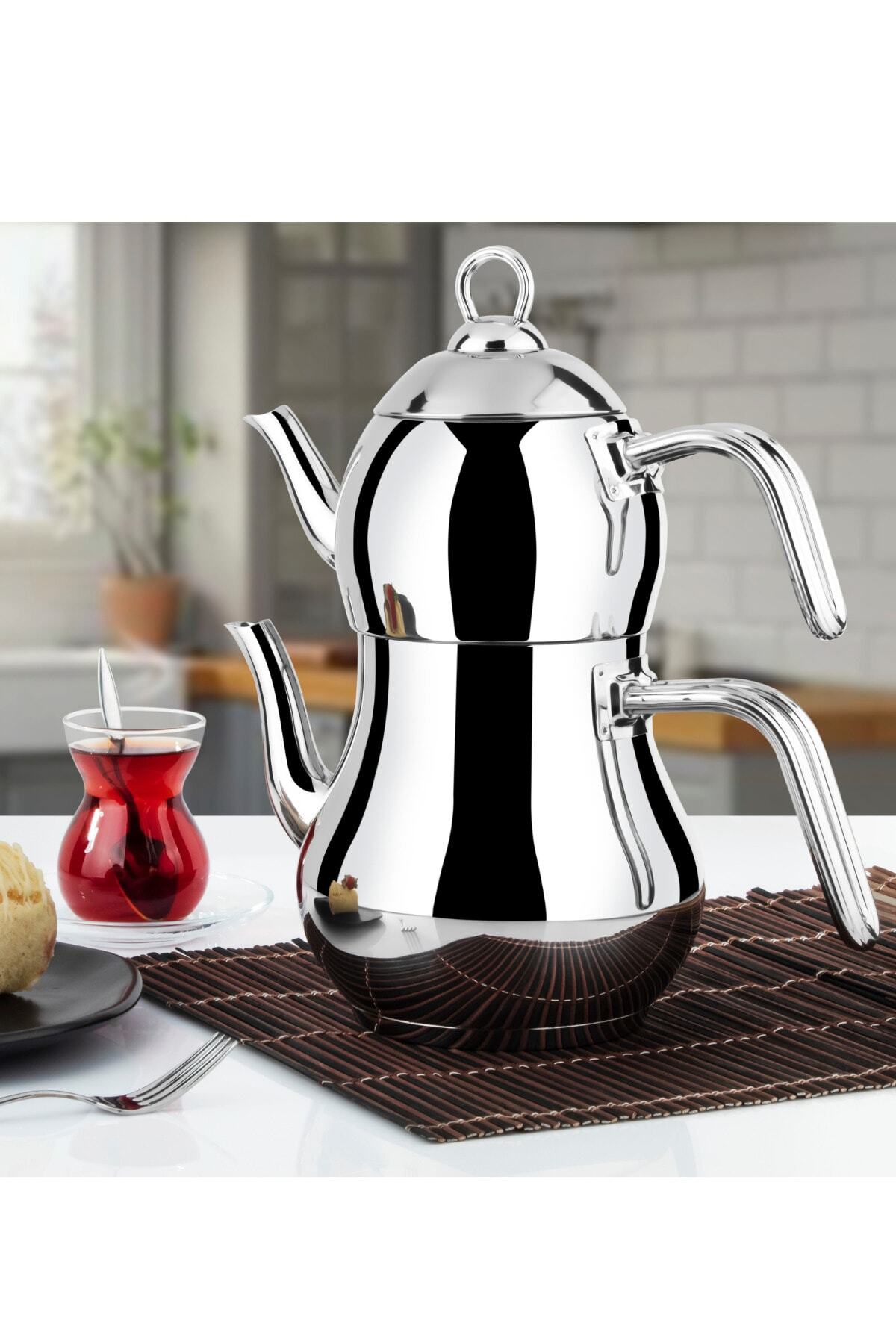 Lines sAHMERAN TEAPOT METAL HANDLE NO 2 Mini size - MALLTURK