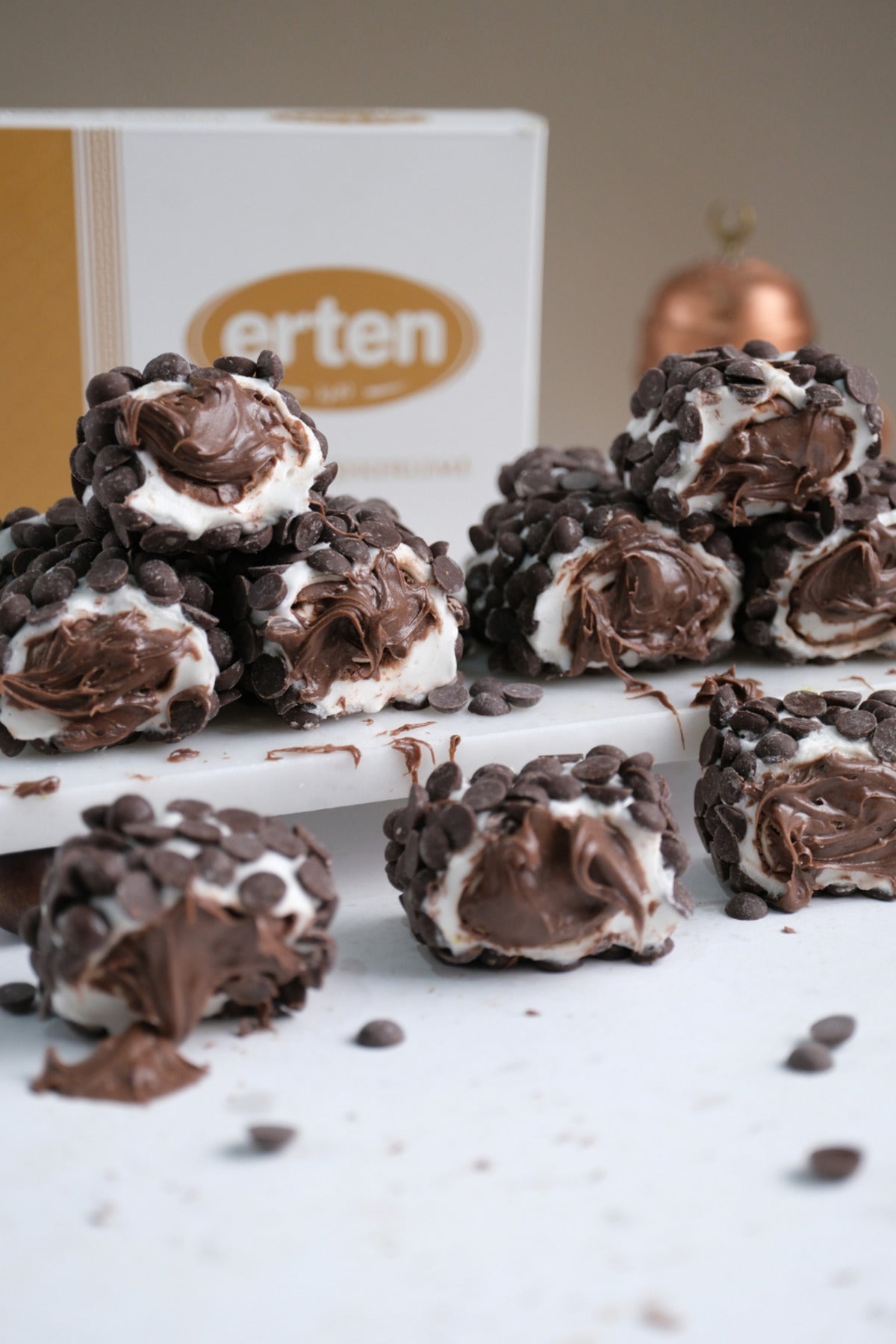 Erten sekerleme damla Chocolate Turkish Delight 500 g - MALLTURK