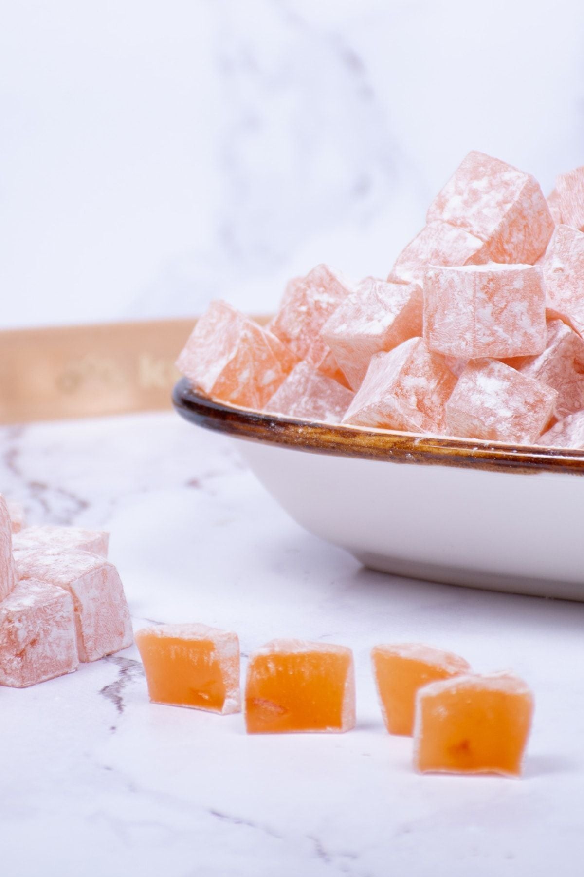 Kurtulus Kuruyemis Orange Flavored Turkish Delight 500gr