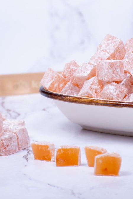Kurtulus Kuruyemis Orange Flavored Turkish Delight 500gr