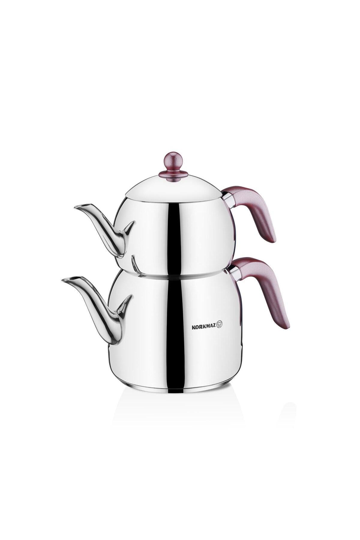 KORKMAZ Retro Rose Teapot Set 2.5 lt A195 - MALLTURK