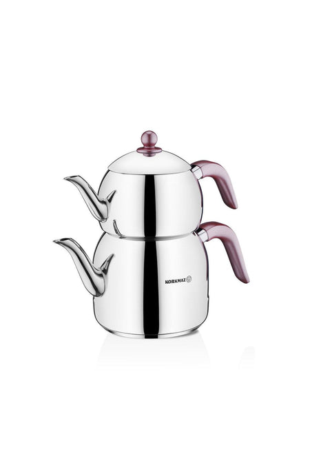 KORKMAZ Retro Rose Teapot Set 2.5 lt A195 - MALLTURK