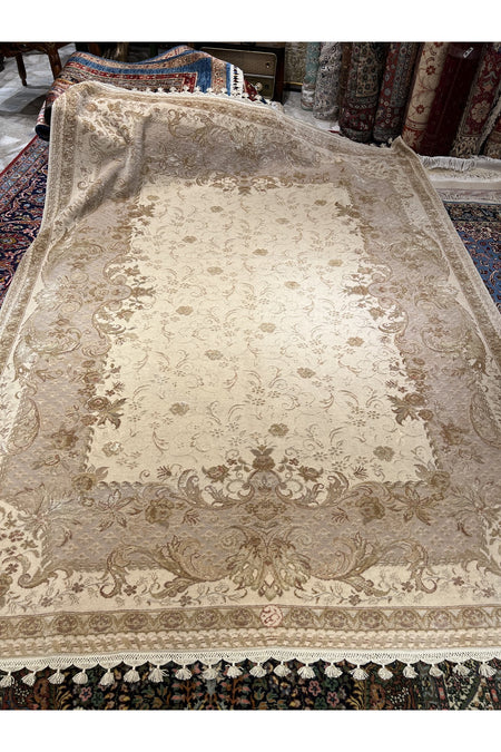 RD RAMAZAN DAG Hand Rug Art Hand-Woven Fine Rug Pera Tughra Silk Size 250x186