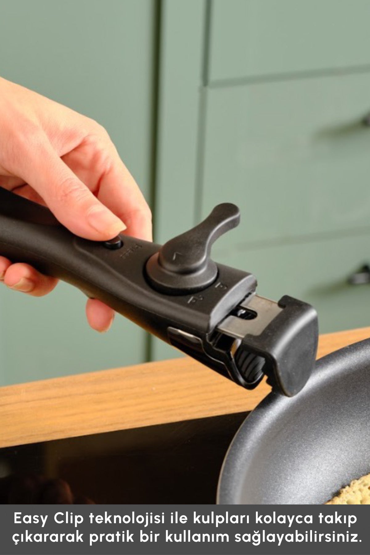 Karaca Biodiamond Easy Clip Cikarilabilir Sapli Induction Compatible 12 Piece Pot and Frying Pan Set - MALLTURK