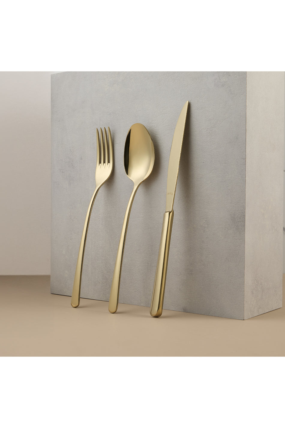 Aryildiz viole gold 24 Piece 6 Place Setting Flatware Set - MALLTURK