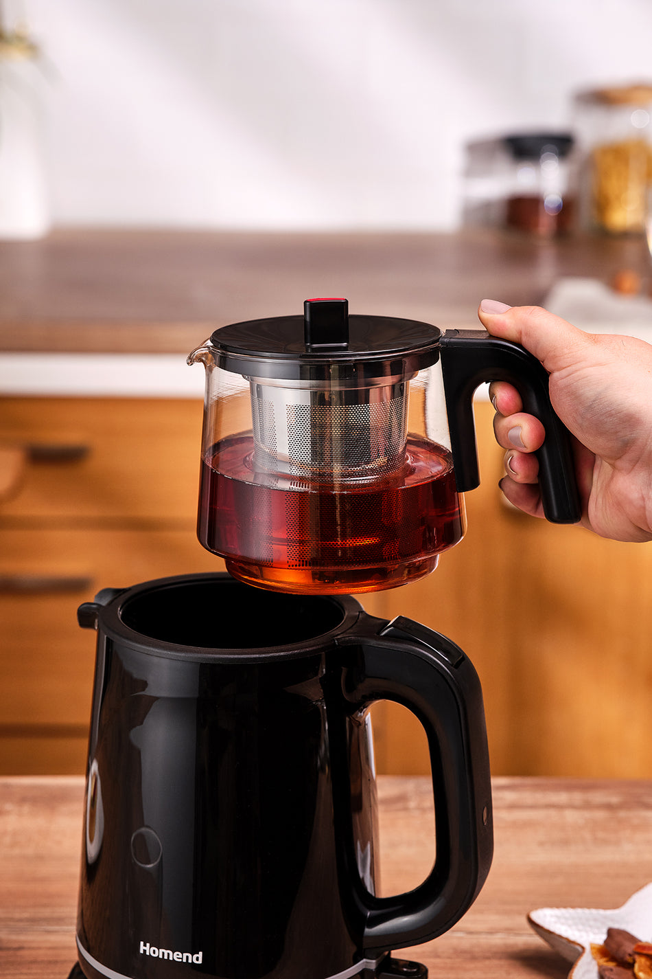 HOMEND Royaltea 1744h Tea Maker Black - MALLTURK